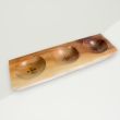 Modern Soap Dish Brown Wood 27x8