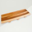 Modern Soap Dish Brown Wood 30x13