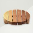 Modern Soap Dish Brown Wood 10x1