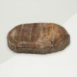 Modern Soap Dish Brown Petrified Wood 13x9