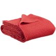 Throw Stonewashed Maia Groseille 140 X 200