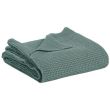 Throw Stonewashed Maia Vert De Gris 140 X 200