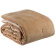 Throw W/Knotted Tassels Elise Camel 140 X 200
