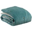 Throw W/Knotted Tassels Elise Vert De Gris 140 X 200