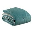 Throw W/Knotted Tassels Elise Vert De Gris 140 X 200