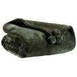 Throw Tender Pompoms Fougere 130 X 170