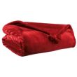 Throw Tender Pompoms Rubis 130 X 170