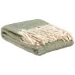 Throw Isabel Vert De Gris 130 X 160