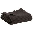 Maia recycled throw Carbone 260 X 260
