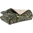 Zazu Chambray Quilt Olive 85 X 200