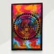 Eclectic Throw Blanket Multicolor Hamsa Hand Cotton 230x0.2