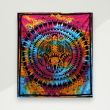 Eclectic Throw Blanket Multicolor Hamsa Hand Cotton 230x0.2
