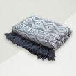 Eclectic Throw Blanket Gray