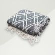 Eclectic Throw Blanket Gray