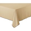 Grace recycled tablecloth Camel 140 X 250