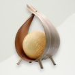 Modern Table Lamp Brown Wood