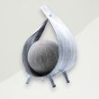 Modern Table Lamp White Wood