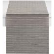 Table Runner Manoka Platine 45 X 150