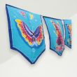 Eclectic Banner Blue Angel Viscose 36.5x2.4