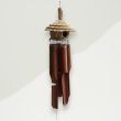 Farmhouse Bird Box Windchime Brown Seagrass