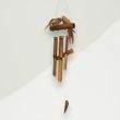 Eclectic Coconut Wind Chimes Brown Bird Coconut