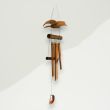 Eclectic Coconut Wind Chimes Brown Bird Coconut