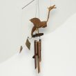 Eclectic Coconut Wind Chimes Brown Dragon Coconut 30x89