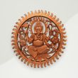 Oriental Wood Wall Accent Brown Ganesh Wood 40x2
